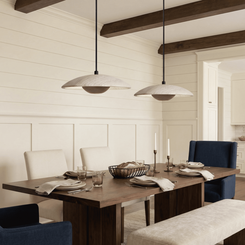 Soraya Round Travertine Pendant Light