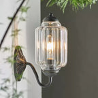 Eloira Vintage Glass Brass Wall Light