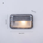 Wall Lamp Geometric Modern Metal Glass  IP65 Waterproof Outdoor Light