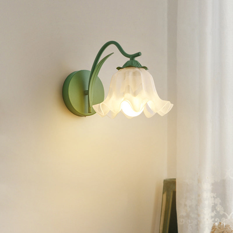 French Flower Acrylic Wall Light
