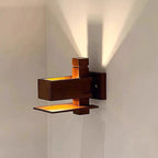 Creative Brick Red Wooden Wall Light