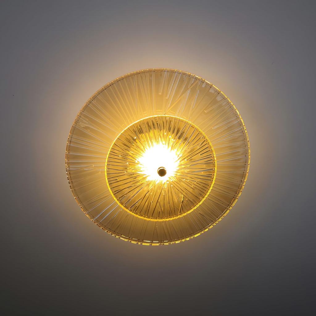 Round Crystal Wall Light