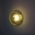Round Crystal Wall Light