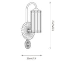 Cecily Modern Fluted Glass Wall Lamp