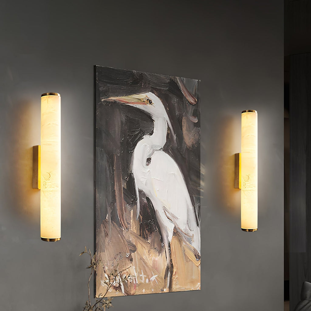 Callisto Spanish Marble Copper Modern Minimalist Wall Lamp