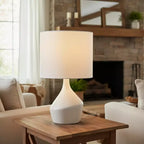 Mira Speckled Ceramic Nordic Table Lamp
