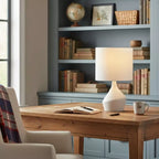 Mira Speckled Ceramic Nordic Table Lamp