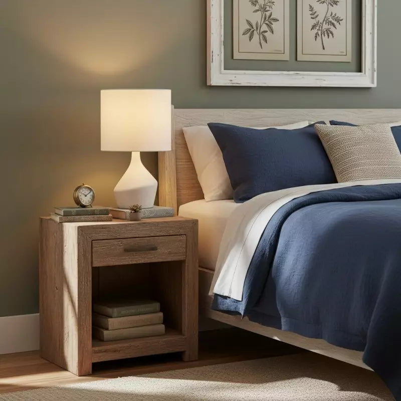 Mira Speckled Ceramic Nordic Table Lamp