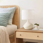 Mira Speckled Ceramic Nordic Table Lamp
