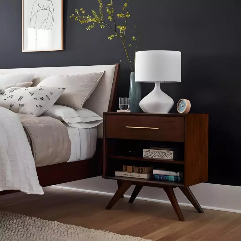Mira Speckled Ceramic Nordic Table Lamp