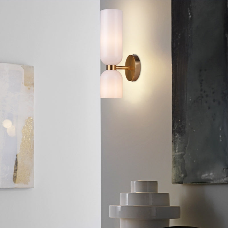 Velora Nordic Double Glass Wall Light