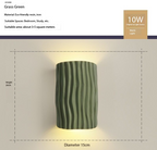 Clarity Curve Japandi Resin Wall Light