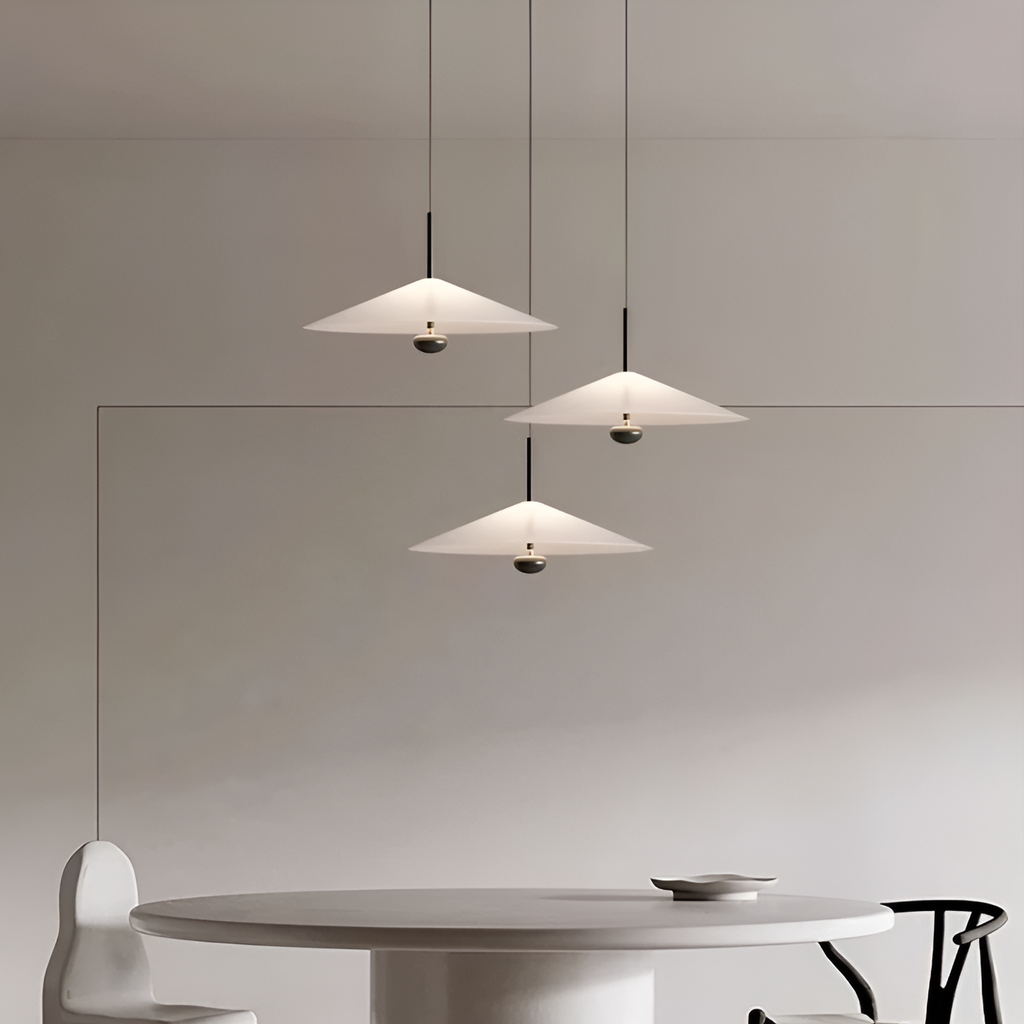 Ava Nordic Acrylic Cone Minimalist Pendant Light