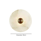 Alabaster Radiance Minimalist Elegance Wall Lamp