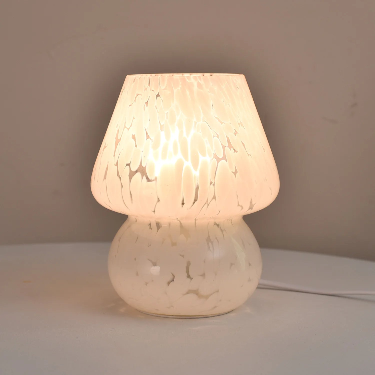 Miro Colorful Mushroom Glass Table Lamp
