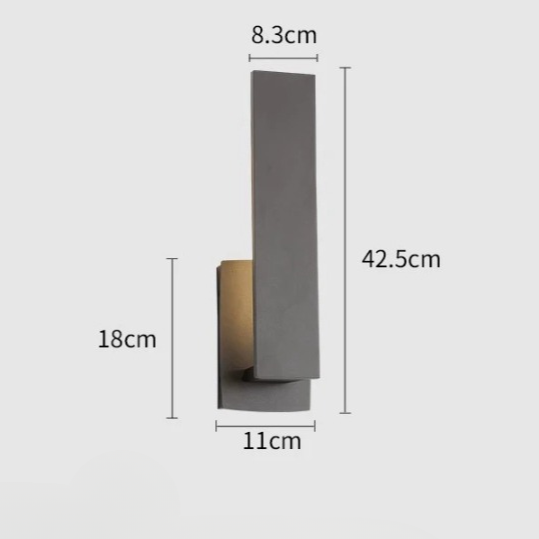 Ultra-Resistant Lantern IP65 Waterproof Outdoor Minimalist Wall Light
