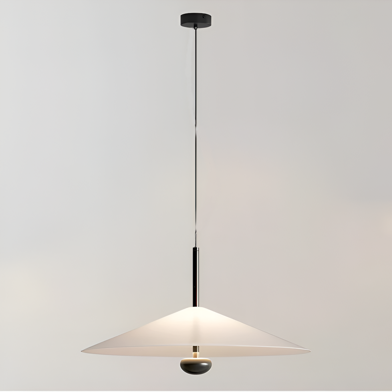Ava Nordic Acrylic Cone Minimalist Pendant Light