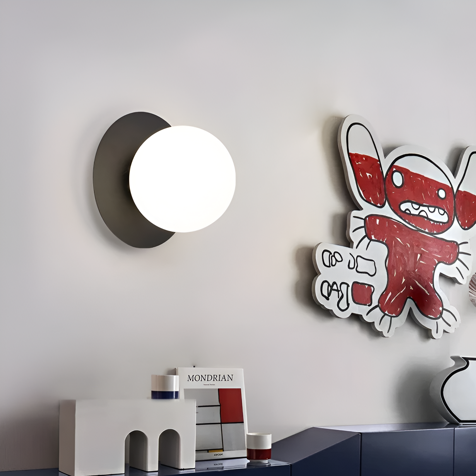 Brilliant Dawn Modern Glass Wall Lamp