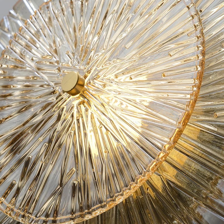 Round Crystal Wall Light