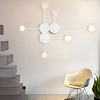 Nordic Creative Multi-Disc Line Wall Light