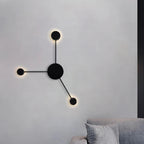 Nordic Creative Multi-Disc Line Wall Light