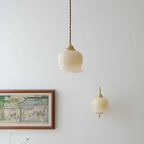 Retro Cream Lily of the Valley Flower Light