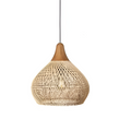 Boho Style Rattan Pendant Light