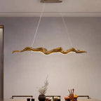 Vintage Resin Leaf Resin Pendant Light