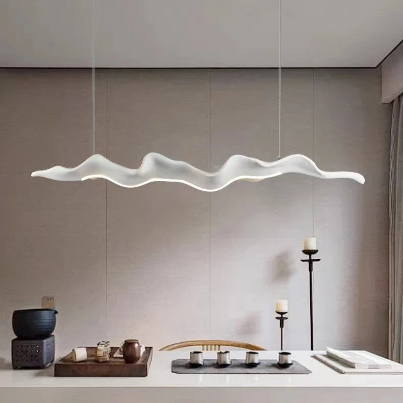 Vintage Resin Leaf Resin Pendant Light