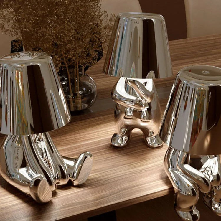 Stylish Rechargeable LED Aluminum Table Lamp