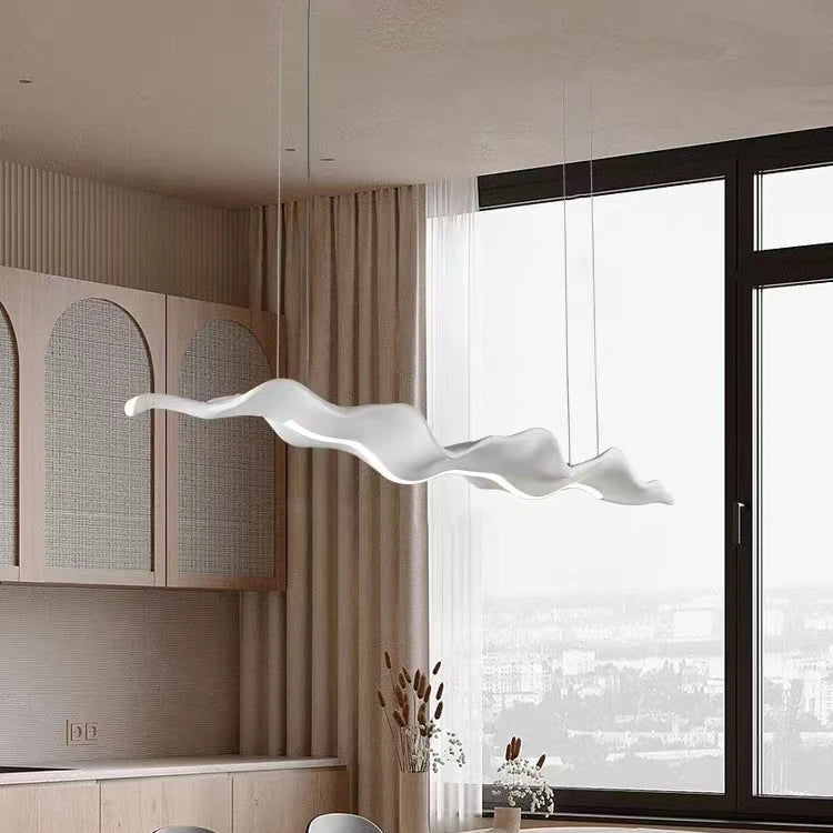 Vintage Resin Leaf Resin Pendant Light