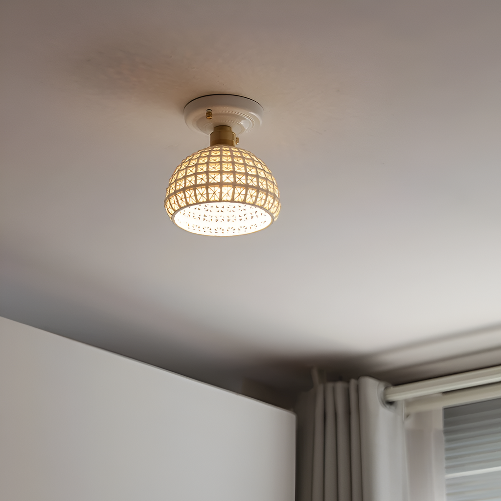Nordic Ceramic Ceiling Fixture