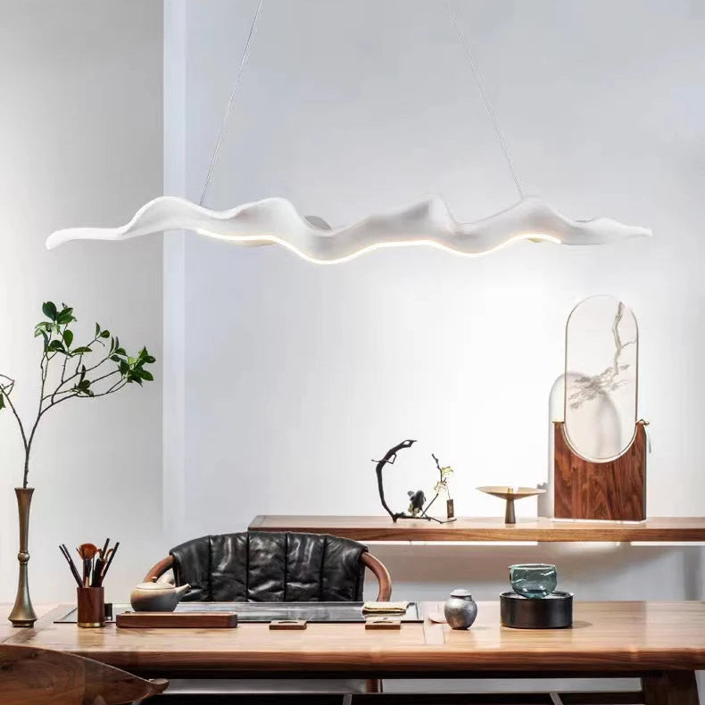 Vintage Resin Leaf Resin Pendant Light