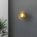 Round Crystal Wall Light