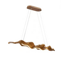 Vintage Resin Leaf Resin Pendant Light