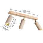 Travertine 3 Heads Ceiling Light Fixtures