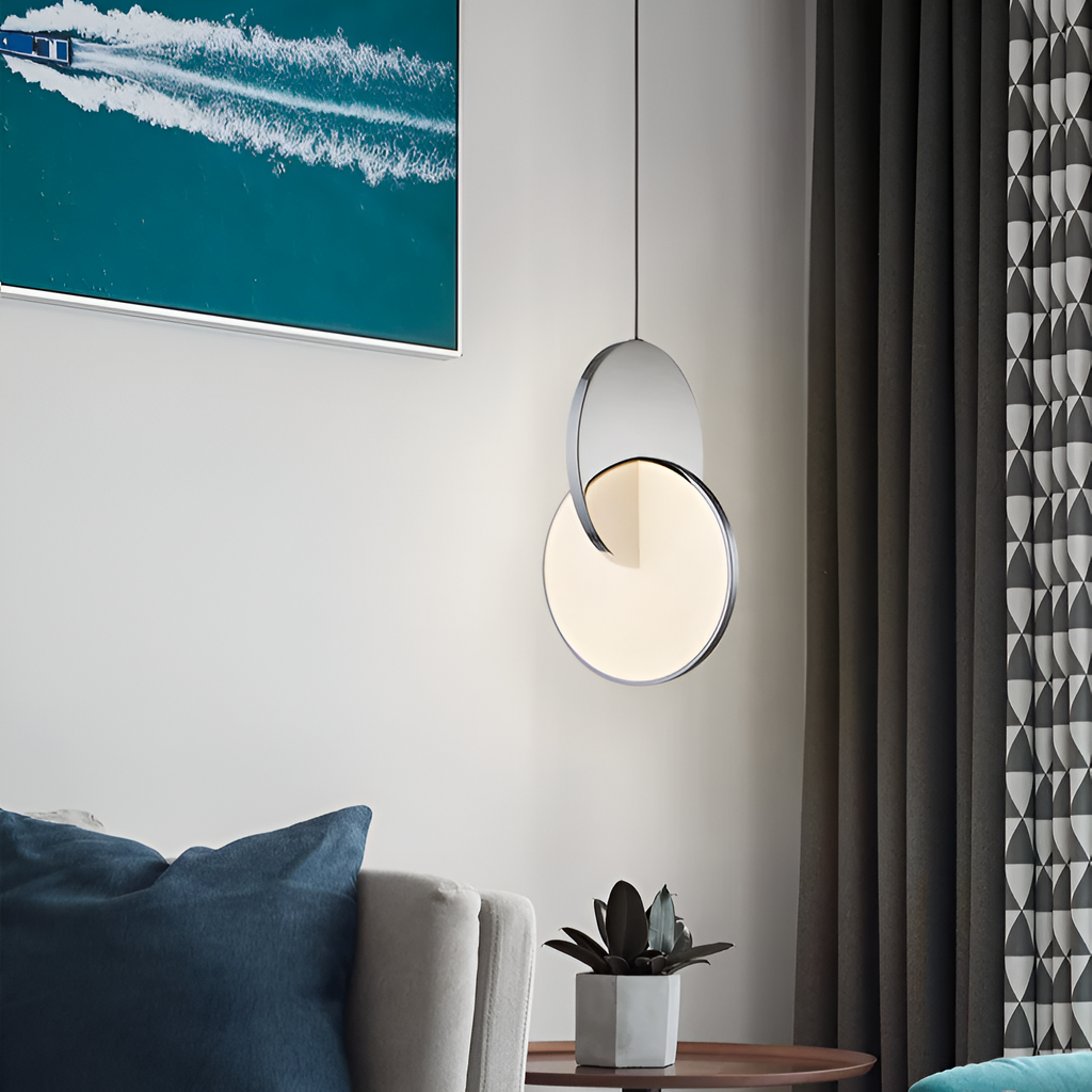 Nordic Double Round LED Pendant Light