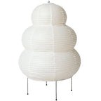 Japanese Wabi Sabi White Rice Paper Table Lamp