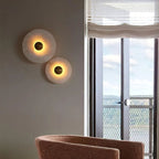 Alabaster Radiance Minimalist Elegance Wall Lamp