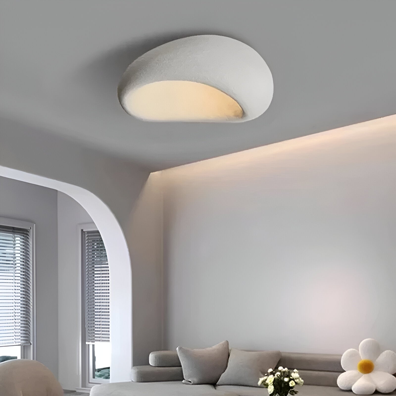 Nordic Minimalist Wabi Sabi Style LED Ceiling Light