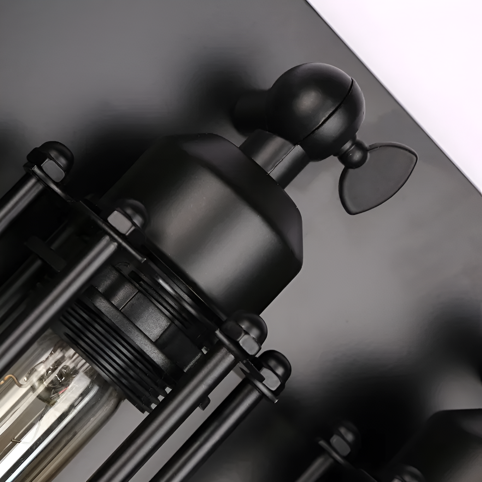 Retro Industrial Edison Long Flute Wall Light