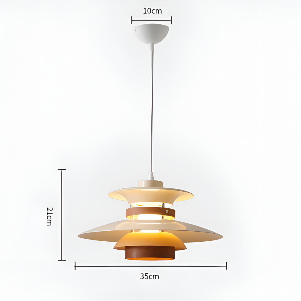 Aurora of Stillness Nordic Iron Pendant Light