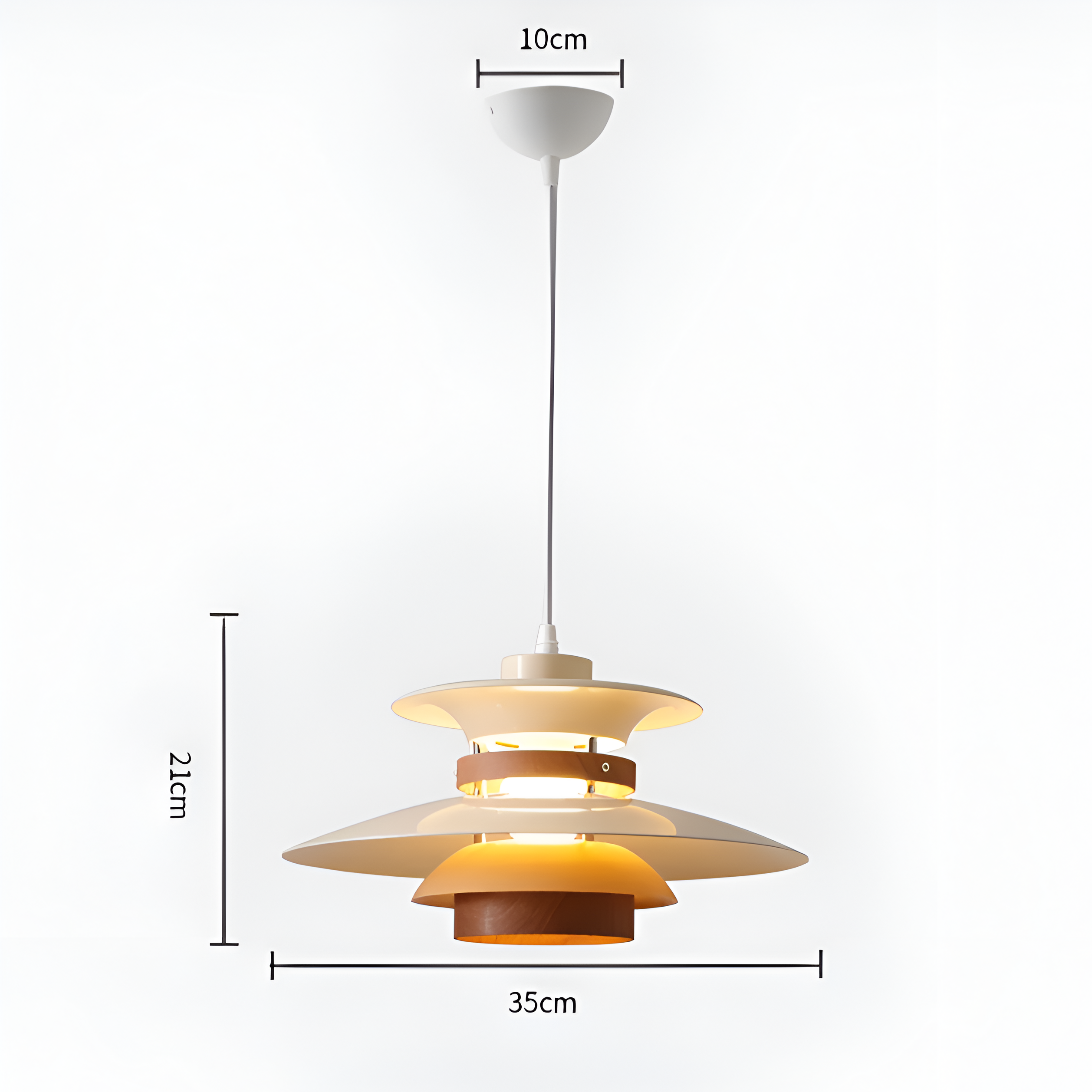 Aurora of Stillness Nordic Iron Pendant Light