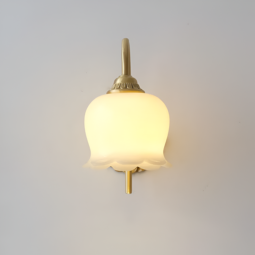 Retro Cream Lily of the Valley Flower Light
