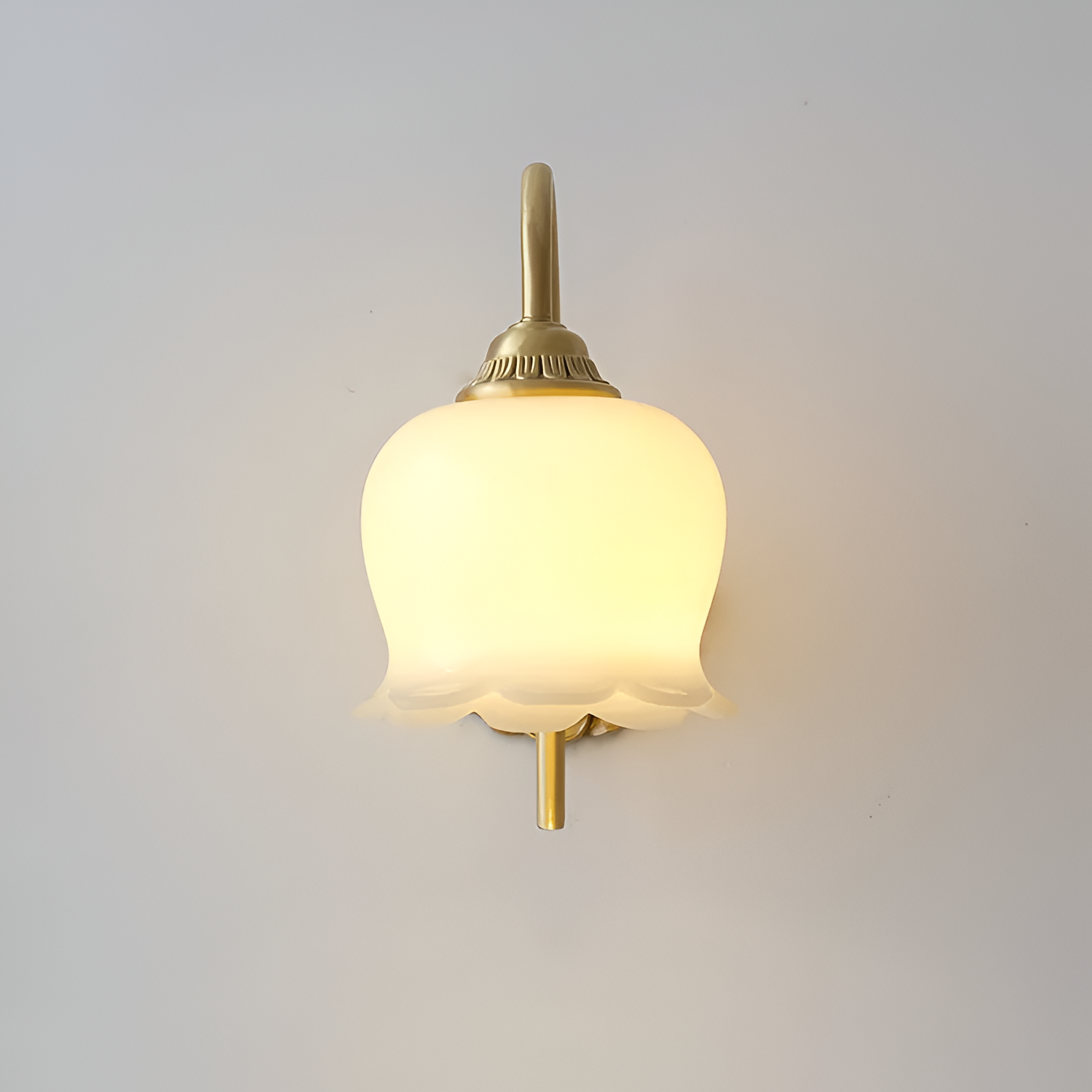 Retro Cream Lily of the Valley Flower Light