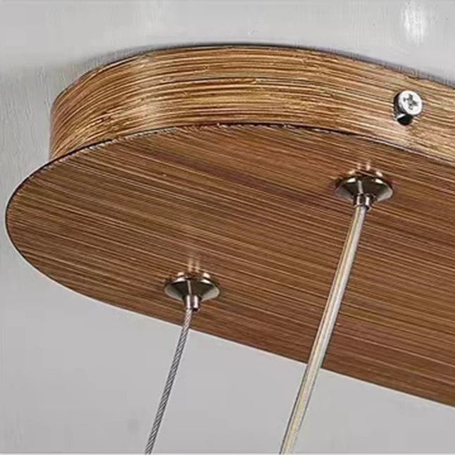 Vintage Resin Leaf Resin Pendant Light