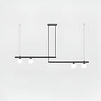 Nordic Glass Linear Luxury Pendant Light