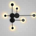 Nordic Creative Multi-Disc Line Wall Light
