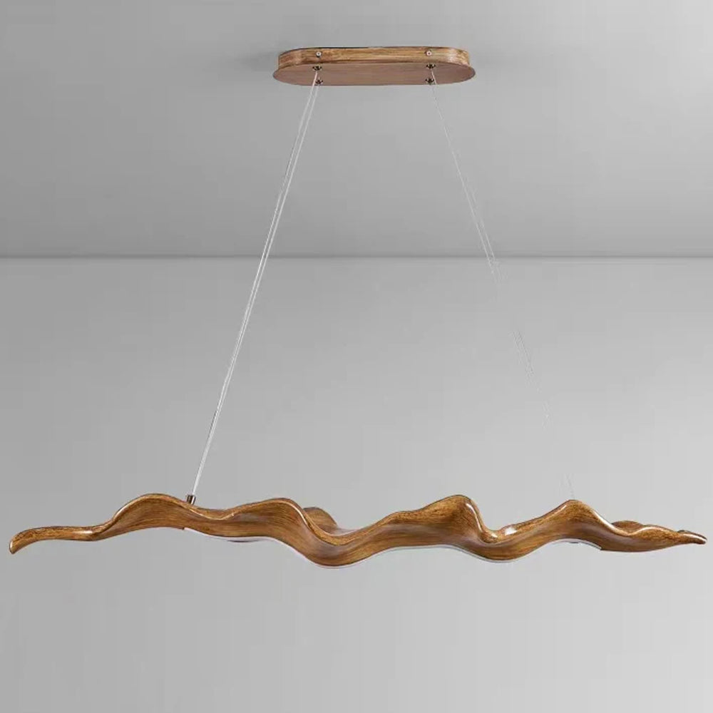 Vintage Resin Leaf Resin Pendant Light