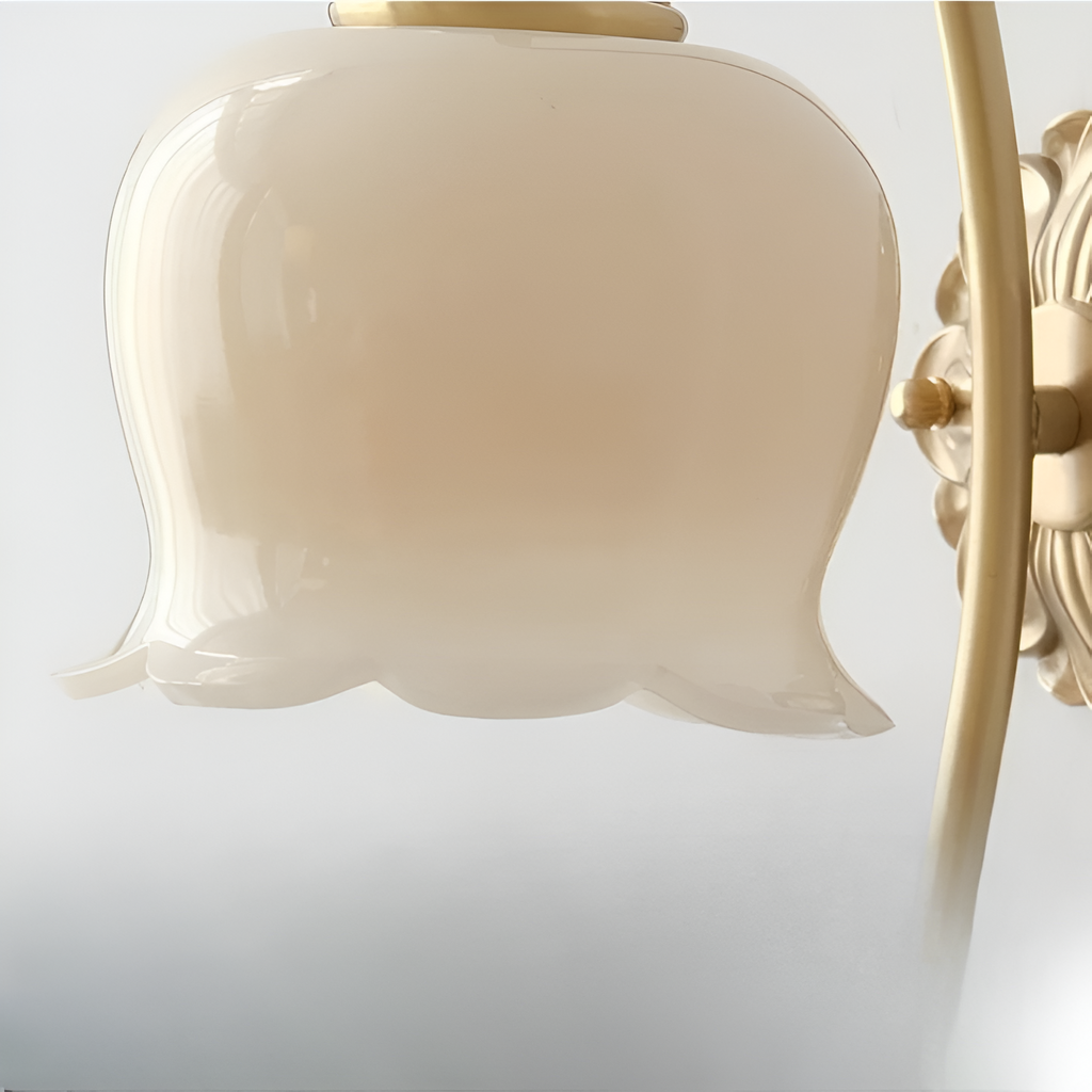 Retro Cream Lily of the Valley Flower Light